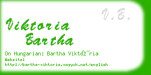 viktoria bartha business card